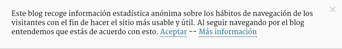 Mi aviso de cookies